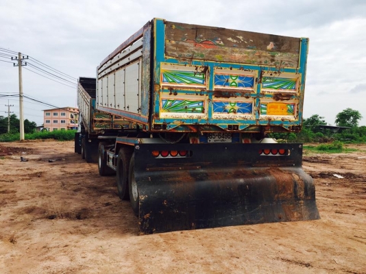 ขายรถพ่วงดัมพ์ ISUZU เครื่อง 320 แรง ปี 50 กระบะดัมพ์มิเนียม ลูก 3 เพลาแท้ ทะเบียนพร้อม ใช้เงินดาว์น 450,000-500,000 บาท