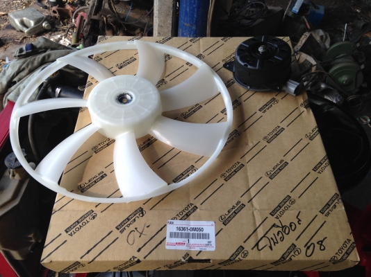 ขายใบพัดลม toyota vios ปี08 ราคา999