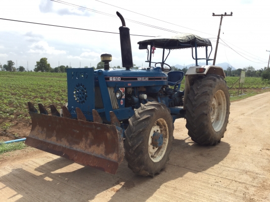 ขายรถไถ ford 6610 เต็มต้ว ใบดันหน้า+ผาน7