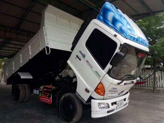 ขายรถบรรทุกหกล้อดัมพ์ HINO FC4J เครื่อง 150 แรง ปี46 ดั้มสามมิตร รถเดิมพร้อมใช้งาน