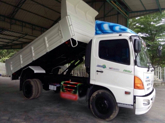 ขายรถบรรทุกหกล้อดัมพ์ HINO FC4J เครื่อง 150 แรง ปี46 ดั้มสามมิตร รถเดิมพร้อมใช้งาน