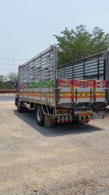 ขายรถบรรทุกหกล้อ ISUZU FTR เครื่อง 240 แรง ปี 56 กระบะคาร์โก้ยาว 6.30 เมตร อู่เปี๊ยกบ้านโป่ง ยางเต็ม ภายในสวย ไมล์ 116,xxx