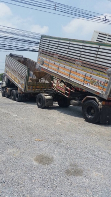 ขายรถพ่วงดัมพ์ 20 ล้อ Mitsubishi EURO 1 MMTF แม่ 12 ล้อ เครื่องเดิม 222 แรง ปี 45 เกียร์เดิม แม่ 12 ล้อ ลูก 2 เพลา มี 2 พ่วง ทะเบียนพร้อม ขายรถพ่วงดัมพ์ 20 ล้อ Mitsubishi EURO 1 MMTF แม่ 12 ล้อ เครื่องเดิม 222 แรง ปี 45 เกียร์เดิม แม่ 12 ล้อ ลูก 2 เพลา มี 2 พ่วง ทะเบียนพร้อม