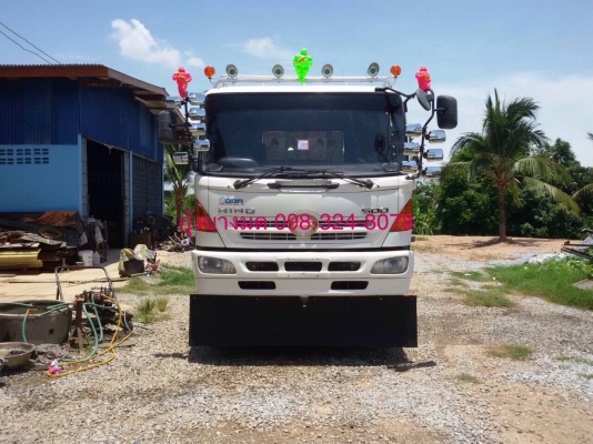 ขายรถบรรทุกไม่ดัมพ์ 12 ล้อ HINO MEGA เครื่อง 320 แรง 2 เพลา ปี 48 มีระบบลากลูก เครื่องเดิม เกียร์เดิม รถไม่เคยทำสี ทะเบียนพร้อม