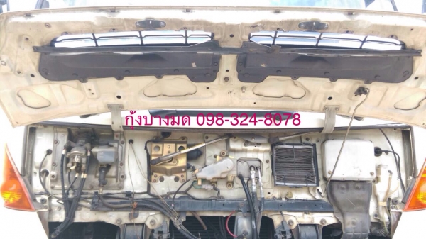 ขายรถบรรทุกไม่ดัมพ์ 12 ล้อ HINO MEGA เครื่อง 320 แรง 2 เพลา ปี 48 มีระบบลากลูก เครื่องเดิม เกียร์เดิม รถไม่เคยทำสี ทะเบียนพร้อม