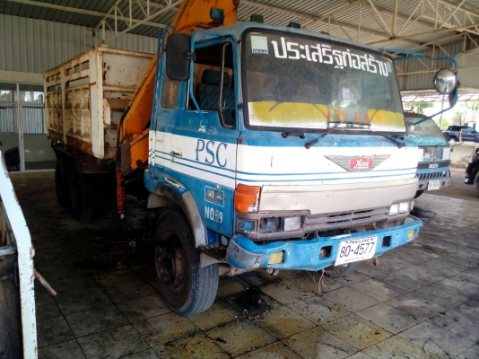 ขายรถบรรทุก 10 ล้อดัมพ์ HINO FM17 ติดเงียบ 5 ตัน ราคา 620000