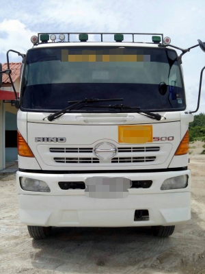 Hino. 330hp พ่วงดั้ม22 ล้อ