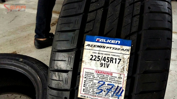 FALKEN PT722 225/45R17 เส้นละ 2,250 บาท