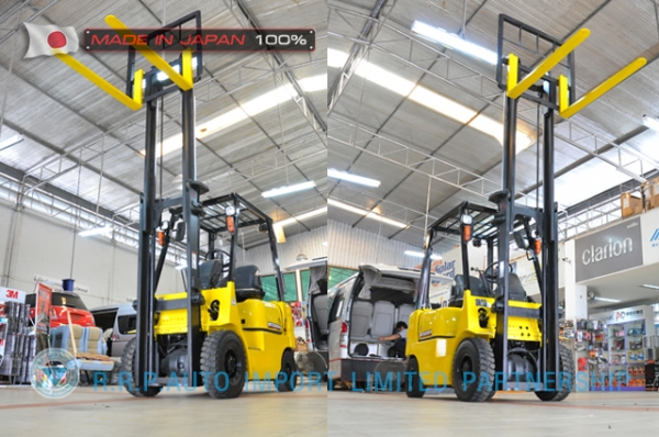 ขายรถโฟล์คลิฟท์มือสอง MITSUBISHI รุ่น  FD15T-53104 ราคา 235,000 บาท นำเข้าจากประเทศญี่ปุ่น 100\% ไม่เคยใช้งานในประเทศไทย