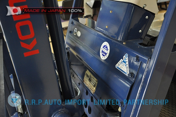 ขายรถโฟล์คลิฟท์มือสอง KOMATSU รุ่น FD15D-310925 ราคา 225,000 บาท นำเข้าจากประเทศญี่ปุ่น 100\% ไม่เคยใช้งานในไทย
