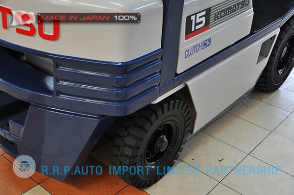 ขายรถโฟล์คลิฟท์มือสอง KOMATSU รุ่น FD15D-310925 ราคา 225,000 บาท นำเข้าจากประเทศญี่ปุ่น 100\% ไม่เคยใช้งานในไทย