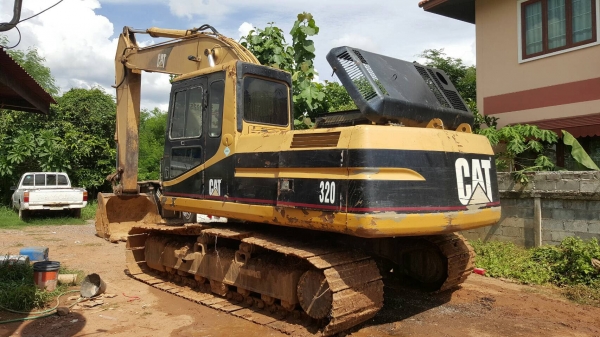 ขาย แบคโฮ CAT 320 V.2 สภาพพร้อมใช้งาน ระบบไฟครบ โซ่ใหม่ แอร์เย็นฉ่ำ เล่มทะเบียนครบ