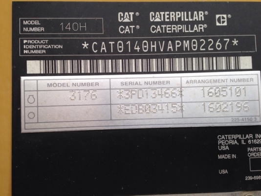 Caterpillar 140H รถเกรด *USA สั่งนำเข้าโทร. 080-6565422 (หนิง)