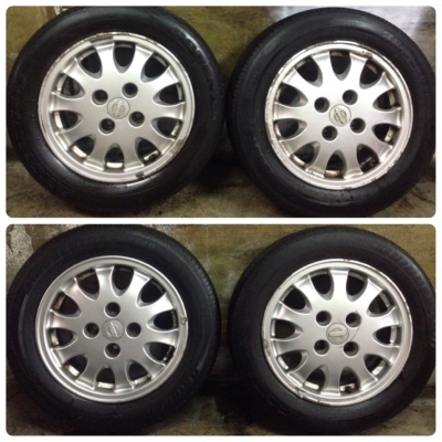 แม็กขอบ 15 4 รู 114 แถมยาง 195-60-15