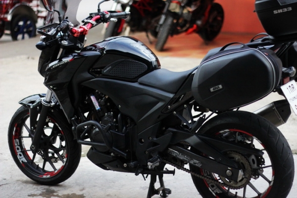 <เอิร์ทพิดโลก> CB500F ปี13 รถสวยกริฟ กล่อง3ใบ แต่งพร้อมลุย หาอยู่ไม่ผิดหวัง