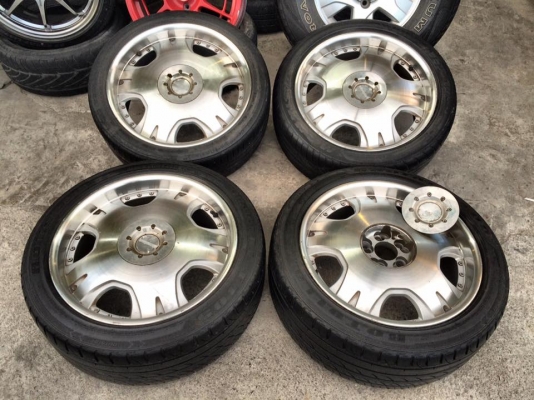 แนวVIP ขอบ18"กว้าง8" ใส่ได้10รู 5.100 และ 5.114 (สเปคนี้หายาก ใครหาอยู่ให้ไว ถูกๆเลย) ขาย7,900(#ยกชุด4ล้อพร้อมยาง)