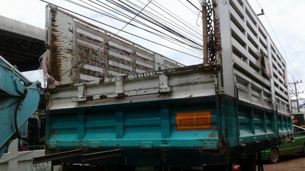 ขาย กระบะไม่ดั้มสภาพสวย ต่อจากอู่ PANUS ยาว 6.20 เมตร ยกลงจาก 10 ล้อ HINO MEGA