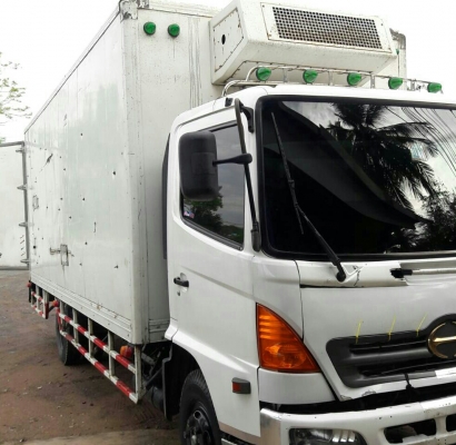 หกล้อ ฮีโน่ FC4J175ปี49ช่วงยาว6.50ม บรรทุกตู้เย็น สภาพดีสวยบางเดิมพร้อมใช้ ทะเบียนพร้อมโอน