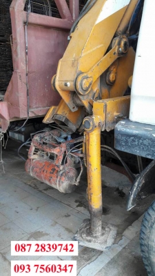 ขายรถบรรทุกแบคโฮ ติดเฮี๊ยบ 10 ล้อ 2 เพลา