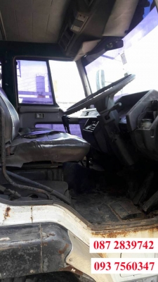 ขายรถบรรทุกแบคโฮ ติดเฮี๊ยบ 10 ล้อ 2 เพลา