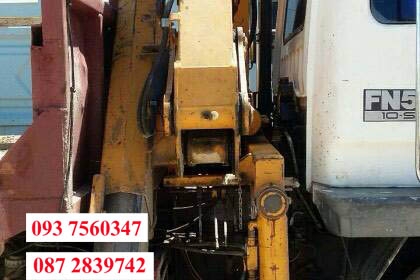 ขายรถบรรทุกแบคโฮ ติดเฮี๊ยบ 10 ล้อ 2 เพลา