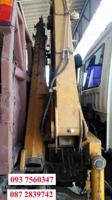 ขายรถบรรทุกแบคโฮ ติดเฮี๊ยบ 10 ล้อ 2 เพลา