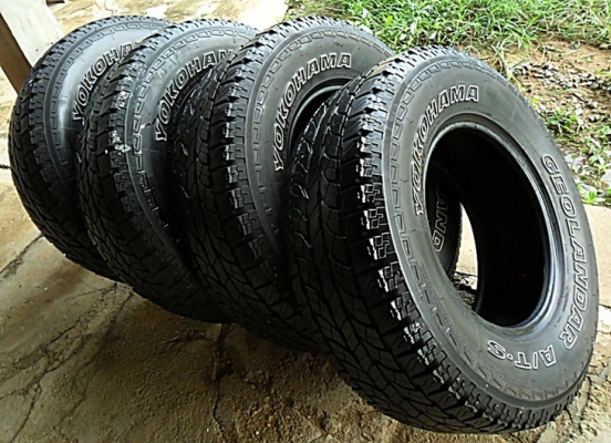 ยาง A/Tกระบะสูง16 โยโกฮาม่า265-70-R16 ลงพื้นปี16 (4เส้น6,500)