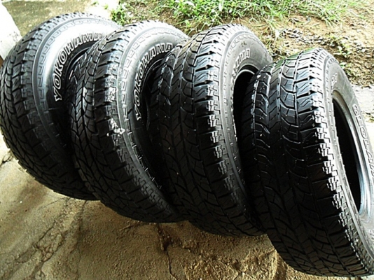 ยาง A/Tกระบะสูง16 โยโกฮาม่า265-70-R16 ลงพื้นปี16 (4เส้น6,500)