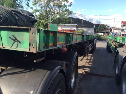 ขายรถหัวลาก พร้อมหางพื้นเรียบ 3 เพลา HINO 320 ปี.48 รถสวย ราคา.1550000 สนใจรีบจองด่วน