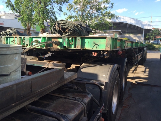 ขายรถหัวลาก พร้อมหางพื้นเรียบ 3 เพลา HINO 320 ปี.48 รถสวย ราคา.1550000 สนใจรีบจองด่วน