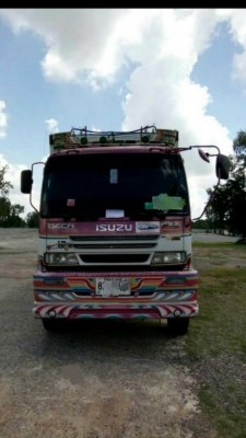 ขายรถพ่วง 22 ล้อ แม่-ลูก กระบะเหล็กคอกเกษตรไม่ดั้ม ISUZU 320 ปรายปี.49 แม็คโหลด รถสวย ราคา.1800000 ต่อรอง