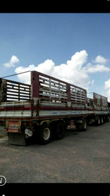 ขายรถพ่วง 22 ล้อ แม่-ลูก กระบะเหล็กคอกเกษตรไม่ดั้ม ISUZU 320 ปรายปี.49 แม็คโหลด รถสวย ราคา.1800000 ต่อรอง