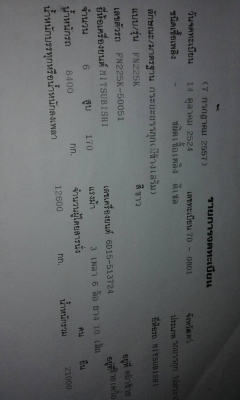 ขาย MITSUBISHI FN225K เครื่อง6D15 เทอร์โบว์ กะบะเหล็ก