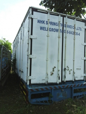 ตู้แห้ง 10 บาน กว้าง2.40m สูง2.60m ยาว 7.40 m