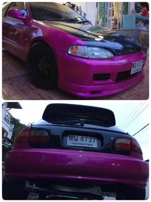 รถบ้าน 3Dr เครื่อง D15b Vtec เกียร์ธรรมดา ติดแก๊ส+น้ำมัน สีทำใหม่ทั้งคัน หาอยู่ไม่ผิดหวังครับ