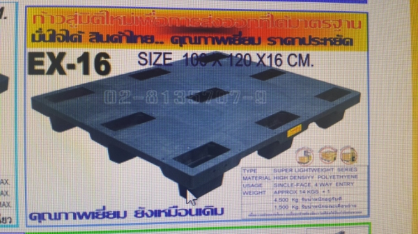ขายพาเลท พลาสติก มือสอง