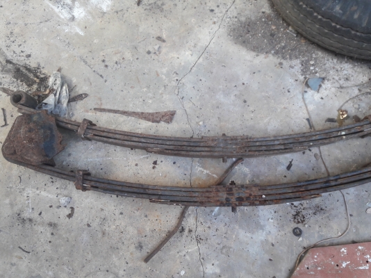 แหนบคู่หน้า 2 ตับ ใส่ ISUZU FRR 32LB DEGA ROCKY ล้อเล็ก