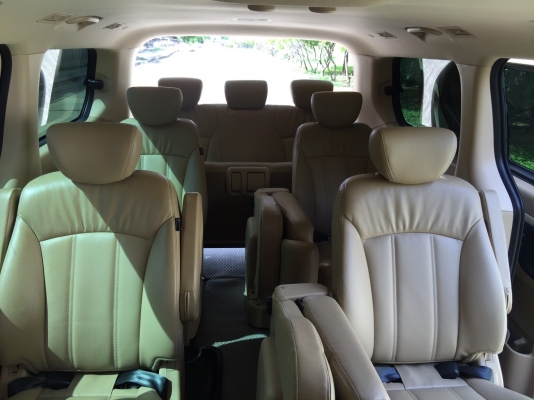 hyundai h1 elite สีน้ำตาล ปี 2014 รถมือเดียว สวยมากไม่มีริ้วรอย ถูกที่สุดในตลาด