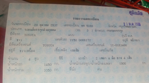 ถูกสุดๆรถบรรทุก4ล้อไม่ติดเวลาขับดีบรรทุกได้เยอะภาษีไม่ขาดเล่มทะเบียนพร้อมสอบถามได้ครับ