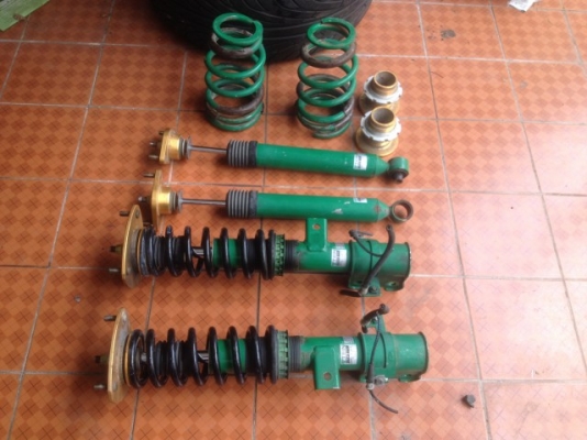 โช้คปรับเกลียว TEIN ใส่ HONDA STEPWAGON ปรับหนืดได้เก่าญี่ปุ่นเเท้สภาพสวย