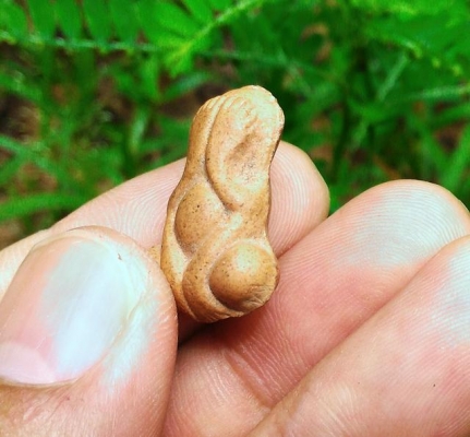 พระปิดตา สวยๆ เนื้อดินเผา มีองค์เดียว