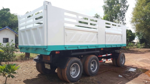 ขายลูกพ่วงดัมพ์สามมิตร 3 เพลาแท้ ปี 50 พร้อมใช้งาน สดและผ่อน