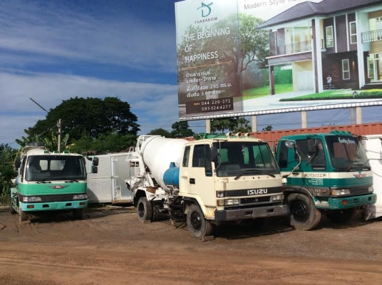 รถโม่ปูน 6 ล้อเก่าญี่ปุ่น ขนาดโม่ 4 คิว มาแล้ว