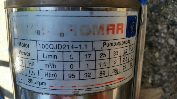 ขายตามสภาพ ชัมเมร็อทสูบน้ำบาดาล/ เครื่องสูบน้ำบาดาล/ ปั้มน้ำบาดาล 3 เครือง ราคารวม 23,000 ขายตามสภาพ ชัมเมร็อทสูบน้ำบาดาล/ เครื่องสูบน้ำบาดาล/ ปั้มน้ำบาดาล 3 เครือง ราคารวม 23,000