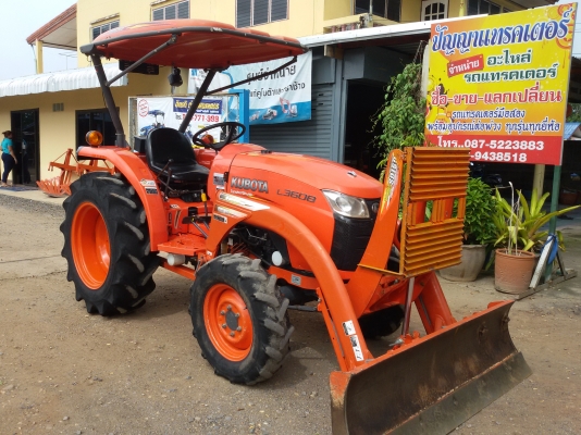 ปัญญาแทรคเตอร์..จัดมาให้ครับ ด่วน!!!คูโบต้า L3608 พร้อมใบมีดคานบน พร้อมผาน6 ตราช้าง22&times;6รถไร่สีเดิมๆ จัดส่ง อ.หนองไผ่ จ.เพชรบูรณ์
