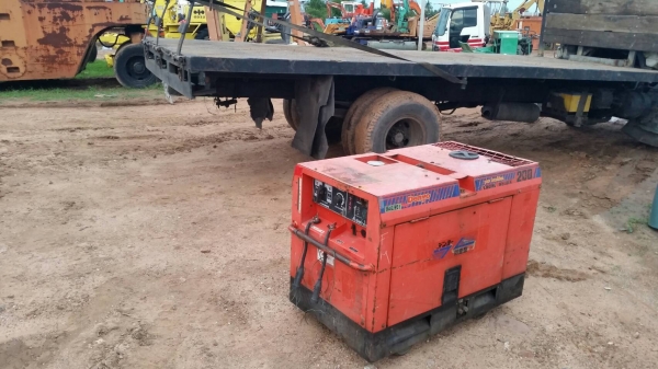 ขาย ตู้เชื่อมพร้อมเครื่องปั่นไฟ DENYO 200SS เครื่อง KUBOTA ดีเชล 2 สูบ เก่าญี่ปุ่นแท้