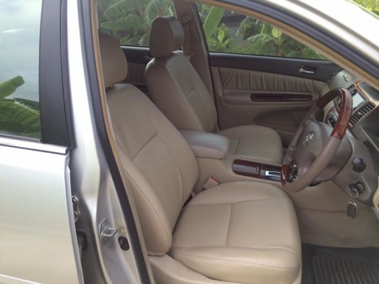 ขาย toyota camry 2.4G ท็อปสุด ปี02 เซนเซอร์รอบทิศทางเบาะไฟฟ้า ไฟหน้าออโต้