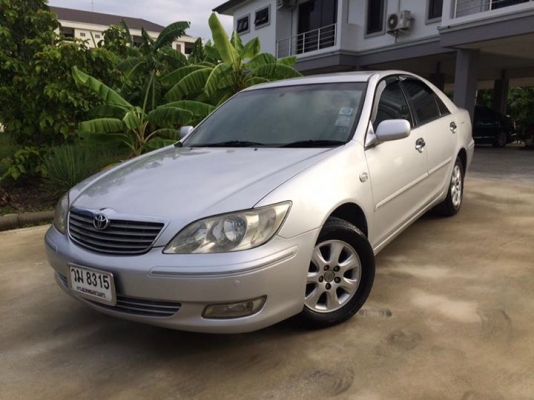 ขาย toyota camry 2.4G ท็อปสุด ปี02 เซนเซอร์รอบทิศทางเบาะไฟฟ้า ไฟหน้าออโต้