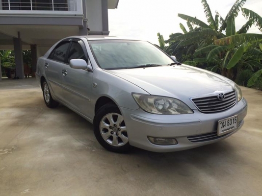 ขาย toyota camry 2.4G ท็อปสุด ปี02 เซนเซอร์รอบทิศทางเบาะไฟฟ้า ไฟหน้าออโต้