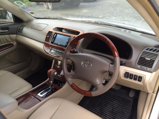 ขาย toyota camry 2.4G ท็อปสุด ปี02 เซนเซอร์รอบทิศทางเบาะไฟฟ้า ไฟหน้าออโต้